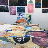 experimentieren mit Farbe 