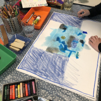 WasserFarben und Buntstift