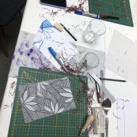 Linolschnitt Workshop
